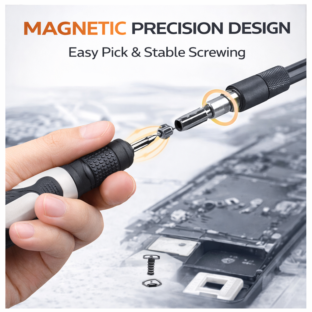 Magnetic Precision Screwdriver - Electronic Repair Tutorial のレビューと価格