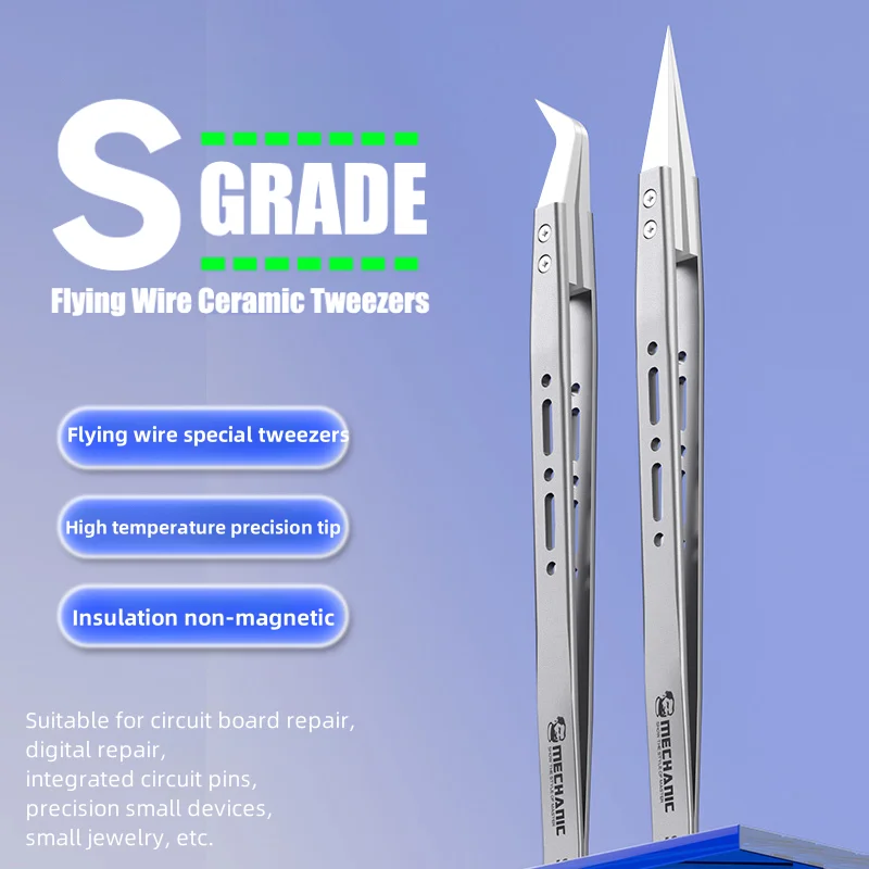 Mechanic S-grade Ceramic Tweez - Electronic Repair Tutorial のレビューと価格