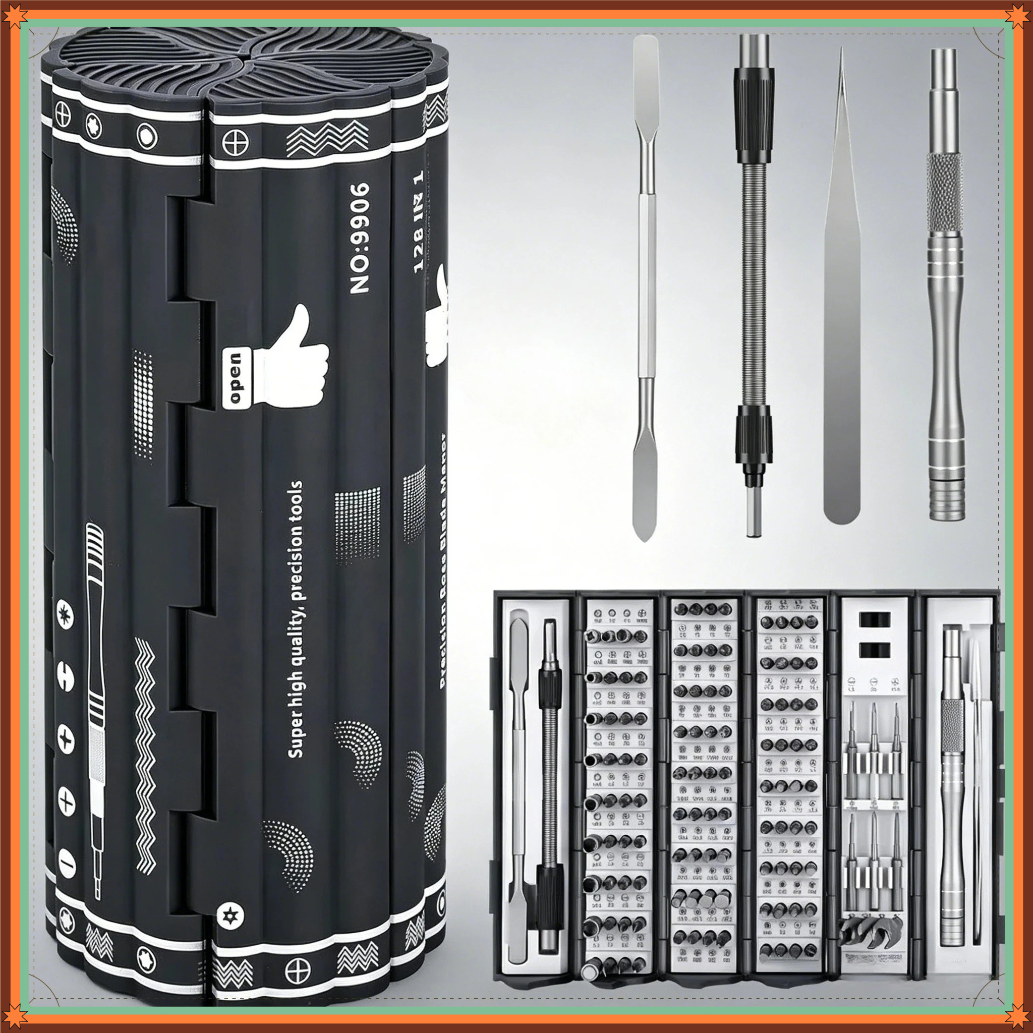 128 in 1 Magnetic Screwdriver  - Electronic Repair Tutorial のレビューと価格